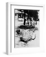 Atget: Delivering Bread-Eugene Atget-Framed Giclee Print