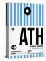 ATH Athens Luggage Tag 1-NaxArt-Stretched Canvas