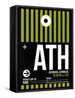 ATH Athens Luggage Tag 2-NaxArt-Framed Stretched Canvas