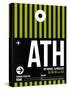 ATH Athens Luggage Tag 2-NaxArt-Stretched Canvas