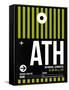 ATH Athens Luggage Tag 2-NaxArt-Framed Stretched Canvas