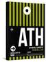 ATH Athens Luggage Tag 2-NaxArt-Stretched Canvas