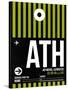 ATH Athens Luggage Tag 2-NaxArt-Stretched Canvas