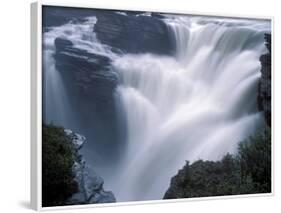 Athabasca Falls in Jasper National Park, Canada-Diane Johnson-Framed Photographic Print