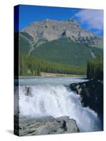 Athabasca Falls, Jasper National Park, Rocky Mountains, Alberta, Canada-Geoff Renner-Stretched Canvas