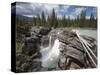 Athabasca Falls, Jasper National Park, UNESCO World Heritage Site, British Columbia, Rocky Mountain-Martin Child-Stretched Canvas