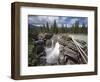 Athabasca Falls, Jasper National Park, UNESCO World Heritage Site, British Columbia, Rocky Mountain-Martin Child-Framed Photographic Print