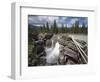 Athabasca Falls, Jasper National Park, UNESCO World Heritage Site, British Columbia, Rocky Mountain-Martin Child-Framed Photographic Print