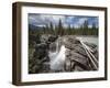 Athabasca Falls, Jasper National Park, UNESCO World Heritage Site, British Columbia, Rocky Mountain-Martin Child-Framed Photographic Print