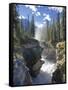 Athabasca Falls Waterfall, Jasper National Park, Alberta, Canada-Michele Falzone-Framed Stretched Canvas