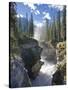 Athabasca Falls Waterfall, Jasper National Park, Alberta, Canada-Michele Falzone-Stretched Canvas