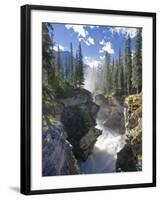 Athabasca Falls Waterfall, Jasper National Park, Alberta, Canada-Michele Falzone-Framed Photographic Print