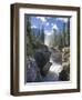 Athabasca Falls Waterfall, Jasper National Park, Alberta, Canada-Michele Falzone-Framed Photographic Print