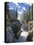 Athabasca Falls Waterfall, Jasper National Park, Alberta, Canada-Michele Falzone-Stretched Canvas