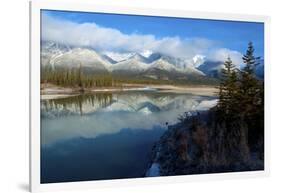 Athabasca River, Jasper National Park, Alberta, Canada-Richard Wright-Framed Photographic Print