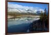 Athabasca River, Jasper National Park, Alberta, Canada-Richard Wright-Framed Photographic Print