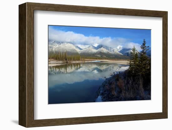 Athabasca River, Jasper National Park, Alberta, Canada-Richard Wright-Framed Photographic Print