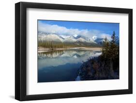 Athabasca River, Jasper National Park, Alberta, Canada-Richard Wright-Framed Photographic Print