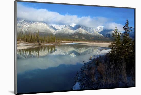 Athabasca River, Jasper National Park, Alberta, Canada-Richard Wright-Mounted Photographic Print