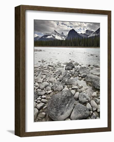 Athabasca River, Jasper National Park, UNESCO World Heritage Site, Alberta, Canada, North America-James Hager-Framed Photographic Print