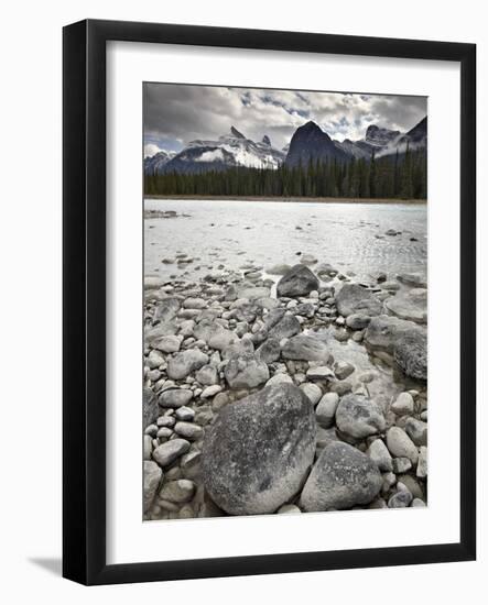 Athabasca River, Jasper National Park, UNESCO World Heritage Site, Alberta, Canada, North America-James Hager-Framed Photographic Print