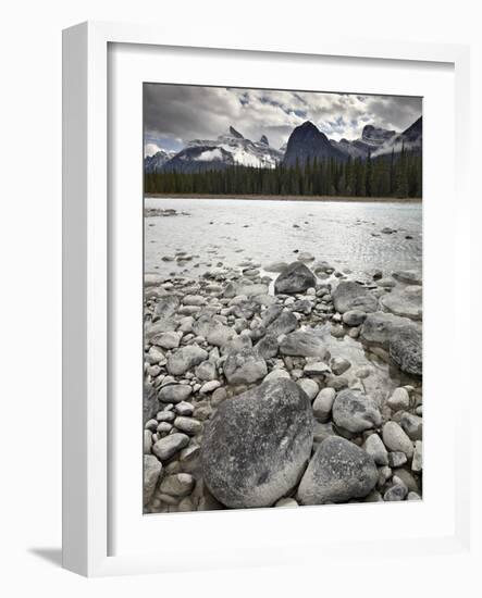 Athabasca River, Jasper National Park, UNESCO World Heritage Site, Alberta, Canada, North America-James Hager-Framed Photographic Print