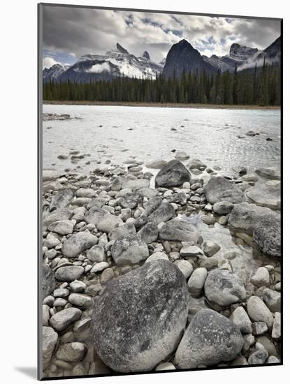 Athabasca River, Jasper National Park, UNESCO World Heritage Site, Alberta, Canada, North America-James Hager-Mounted Photographic Print