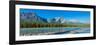 Athabasca River with Mountains in the Background-null-Framed Photographic Print