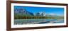 Athabasca River with Mountains in the Background-null-Framed Photographic Print