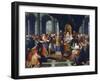 Athaliah Expelled from the Temple, Painted before 1697-Antoine Coypel-Framed Giclee Print