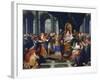 Athaliah Expelled from the Temple, Painted before 1697-Antoine Coypel-Framed Giclee Print