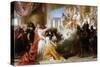 Athaliah's Dismay at the Coronation of Joash, C.1858-Solomon Alexander Hart-Stretched Canvas