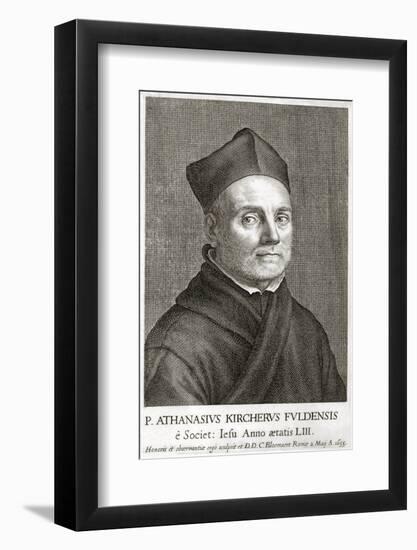 Athanasius Kircher, German Scholar-null-Framed Photographic Print