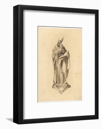 Athanasius with Book-William Hamilton-Framed Photographic Print