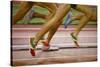 Atheltes Running-Bjorn Svensson-Stretched Canvas