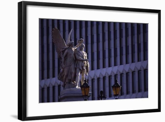 Athena Crowning Winner, 1853-Johann Friedrich Drake-Framed Giclee Print