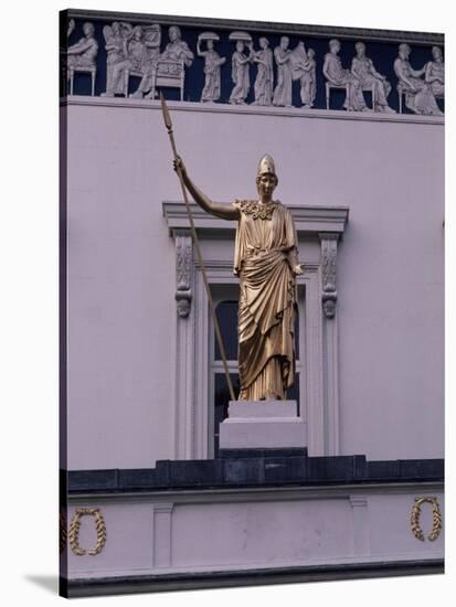 Athena, Decorative Statue from Facade of Athenaeum Club-Edward Hodges Baily-Stretched Canvas