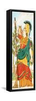 Athena, Greek Mythology-Encyclopaedia Britannica-Framed Stretched Canvas