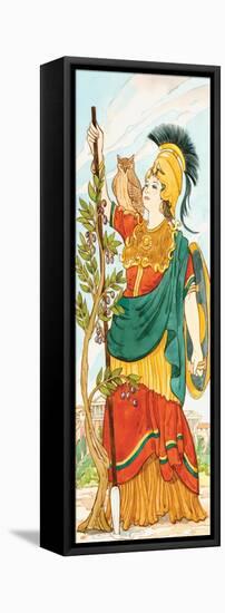 Athena, Greek Mythology-Encyclopaedia Britannica-Framed Stretched Canvas