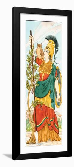 Athena, Greek Mythology-Encyclopaedia Britannica-Framed Premium Giclee Print