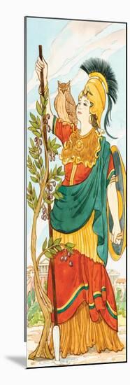 Athena, Greek Mythology-Encyclopaedia Britannica-Mounted Premium Giclee Print