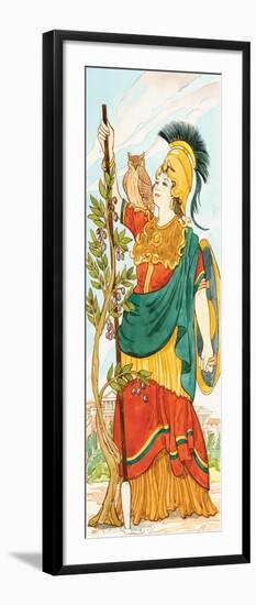 Athena, Greek Mythology-Encyclopaedia Britannica-Framed Art Print