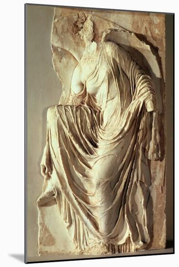 Athena Nike Adjusting Her Sandal, circa 420-420 BC-null-Mounted Giclee Print