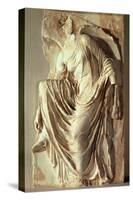 Athena Nike Adjusting Her Sandal, circa 420-420 BC-null-Stretched Canvas