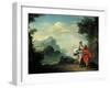 Athena Revealing Ithaca to Ulysses-Giuseppe Bottani-Framed Giclee Print