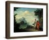 Athena Revealing Ithaca to Ulysses-Giuseppe Bottani-Framed Giclee Print