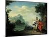 Athena Revealing Ithaca to Ulysses-Giuseppe Bottani-Mounted Giclee Print