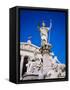 Athena Statue in Front of the Parliament Building, Vienna, Austria-Sylvain Grandadam-Framed Stretched Canvas