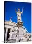 Athena Statue in Front of the Parliament Building, Vienna, Austria-Sylvain Grandadam-Stretched Canvas