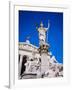 Athena Statue in Front of the Parliament Building, Vienna, Austria-Sylvain Grandadam-Framed Photographic Print